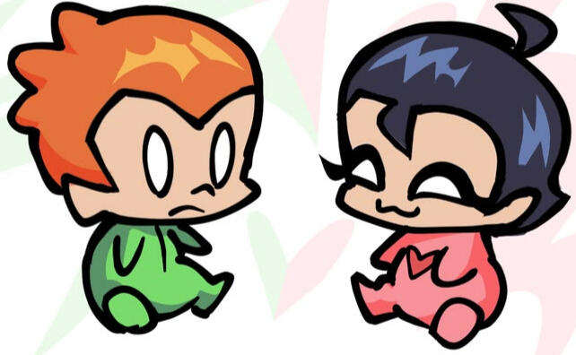 Baby Pico & Baby Nene. Baby Pico & Baby Nene.